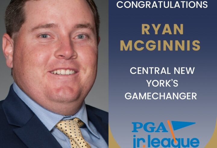 McGinnis receives PGA Jr. League #GameChanger Award