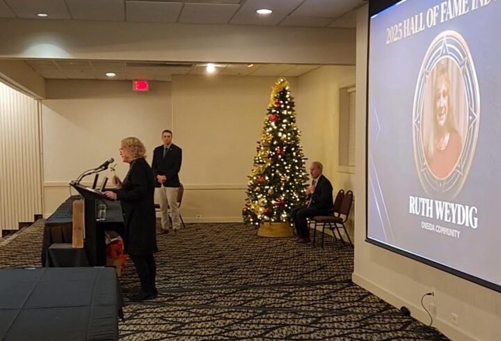 Ruth Weydig inducted into Hall of Fame 1